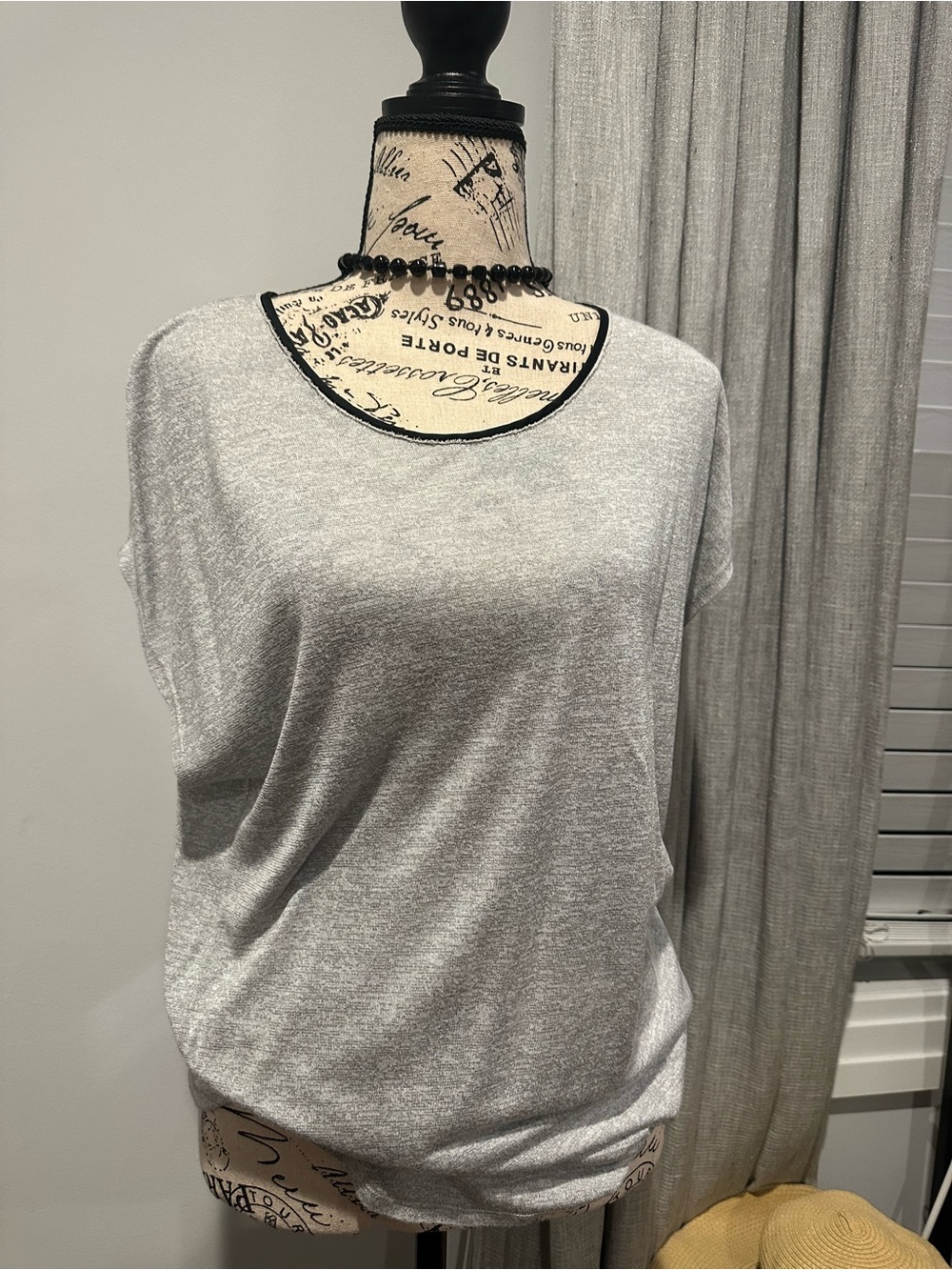 Vince Light Gray Sleeveless Knit Tank Top